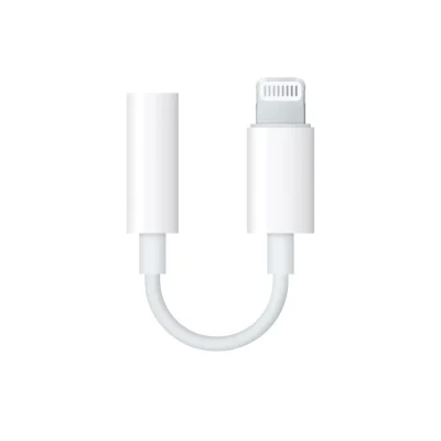 Lighting 8 Pin Connector to 3.5mm Headphone Jack Adapter for iPhones