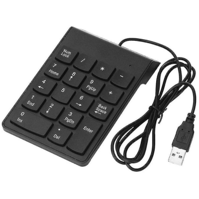 Mini Numeric Keypad with USB Cable and 18 Keys