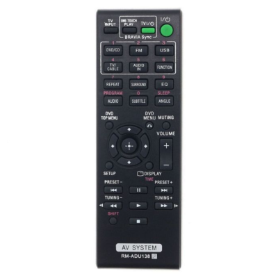 RMADU138 Replacement IR Remote Control for Sony Audio Video AV System H/T